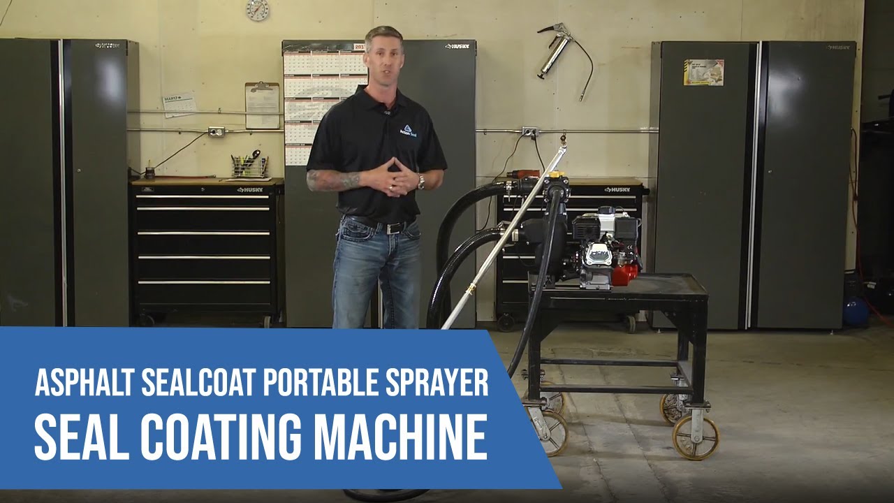 Asphalt Sealcoat Portable Sprayer | Seal Coating Machine | Action Seal