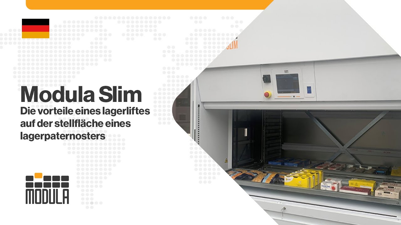 Modula Slim: Kompaktes und umweltfreundliches Vertikallager!