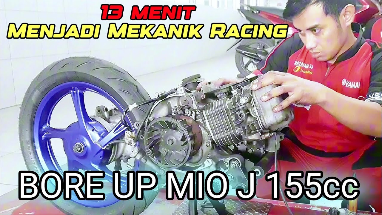 MAU BORE UP YAMAHA MIO J 155cc Tidak Perlu Dial ..!!!