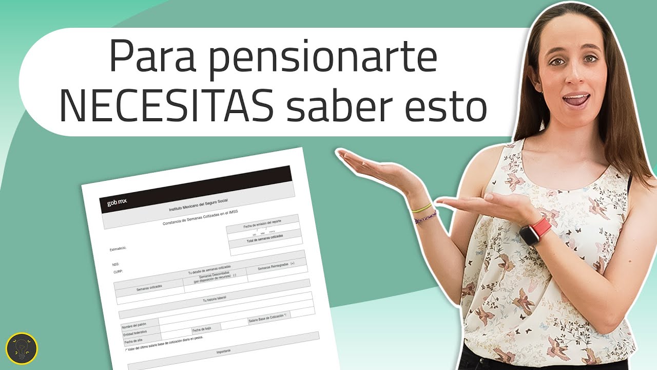 Constancia de semanas cotizadas en el IMSS: tram&iacute;tala AS&Iacute;