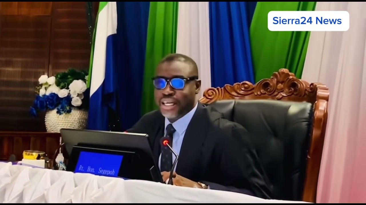 Hon. Tawa acting as speaker of the House 