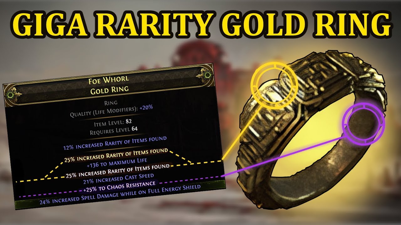 How to Craft a BiS Caster Ring with 60% Rarity + Chaos Res (Step-by-Step Guide)