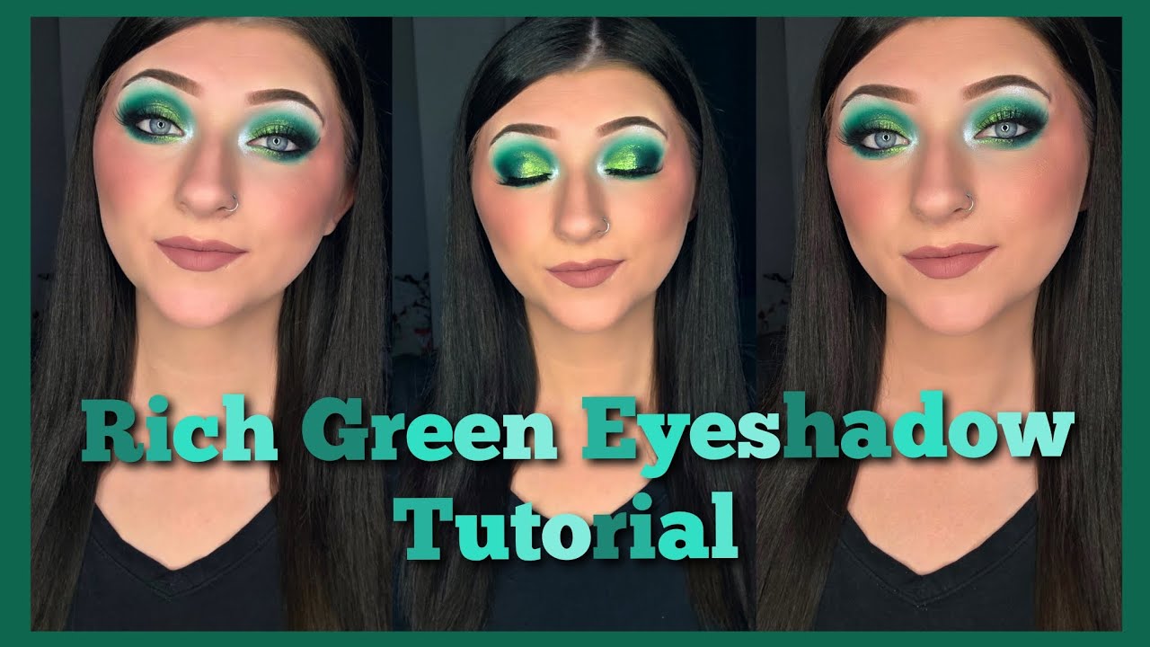 Vibrant Emerald Green Eyeshadow Tutorial! 