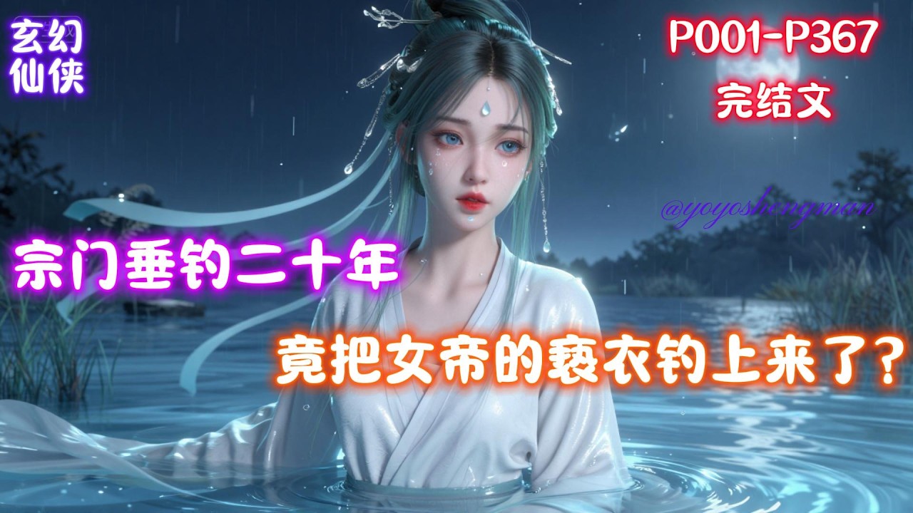 【宗门垂钓二十年，出世即仙帝】方平穿越修仙界，成了玄天圣地最废物的杂役弟子，受尽欺辱。和青梅小树林邂逅完，居然捡到一根神秘青木鱼竿，开启无上钓道传承！这破鱼竿，怎么把女帝的亵衣钓上来了？