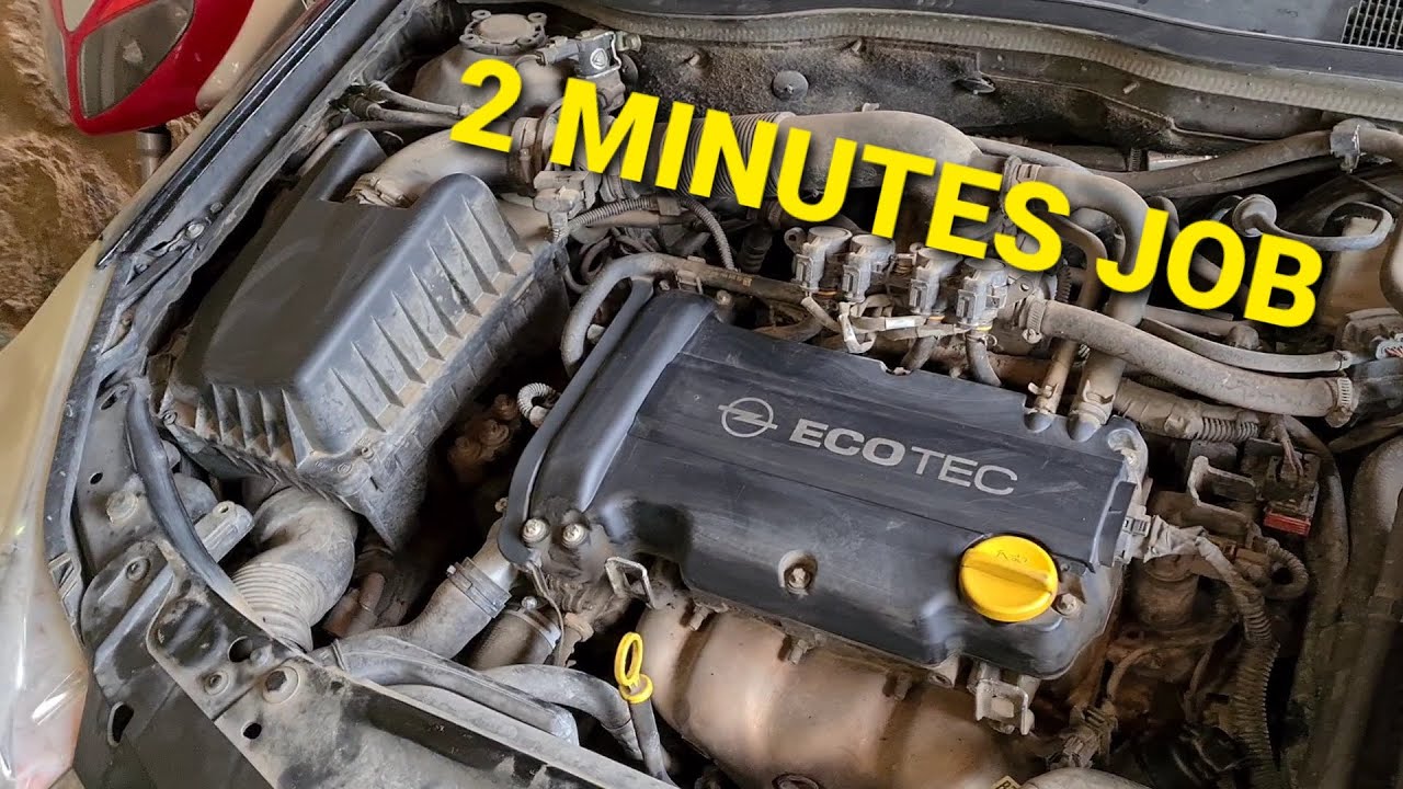 Замена воздушного фильтра | Opel/Vauxhall Astra H 1.4 16V 66 кВт/90 л.с.