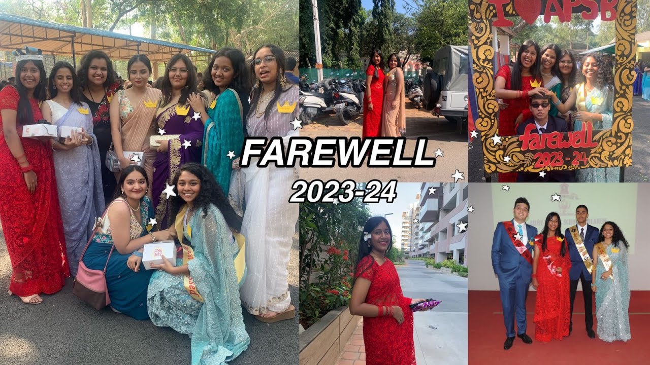 Farewell 2023-24 Vlog || get ready with me, dance and much more! cbse class 12 #farewellvlog