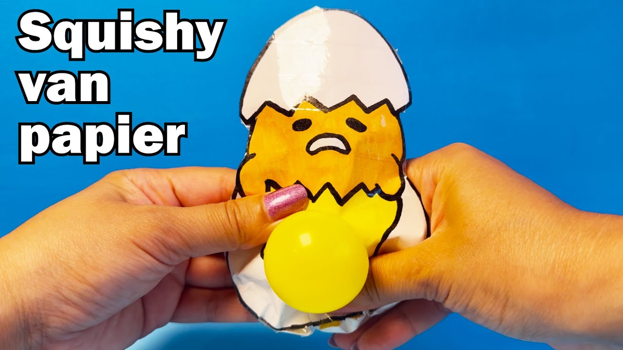 Zelf een squishy maken van papier – Makkelijk knutselwerkje voor kinderen (DIY tutorial)