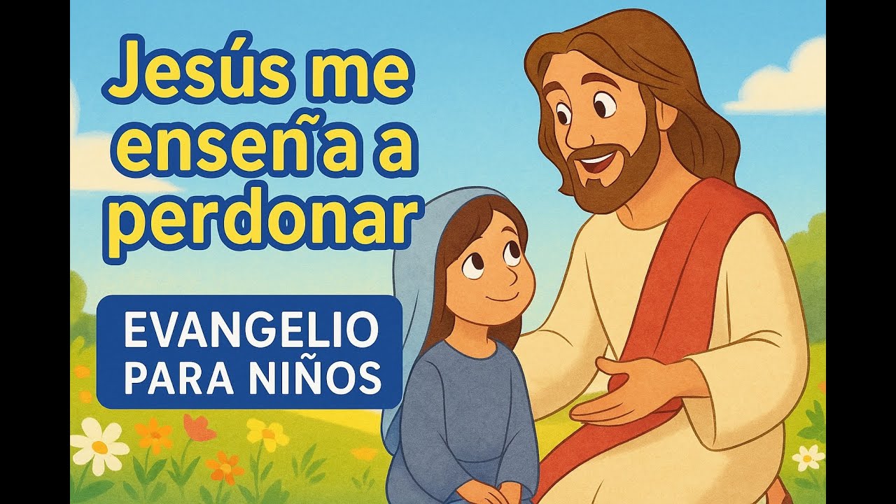 Jes&uacute;s me ense&ntilde;a a perdonar | Evangelio para ni&ntilde;os + Canci&oacute;n + Reflexi&oacute;n (Juan 8, 1-11)