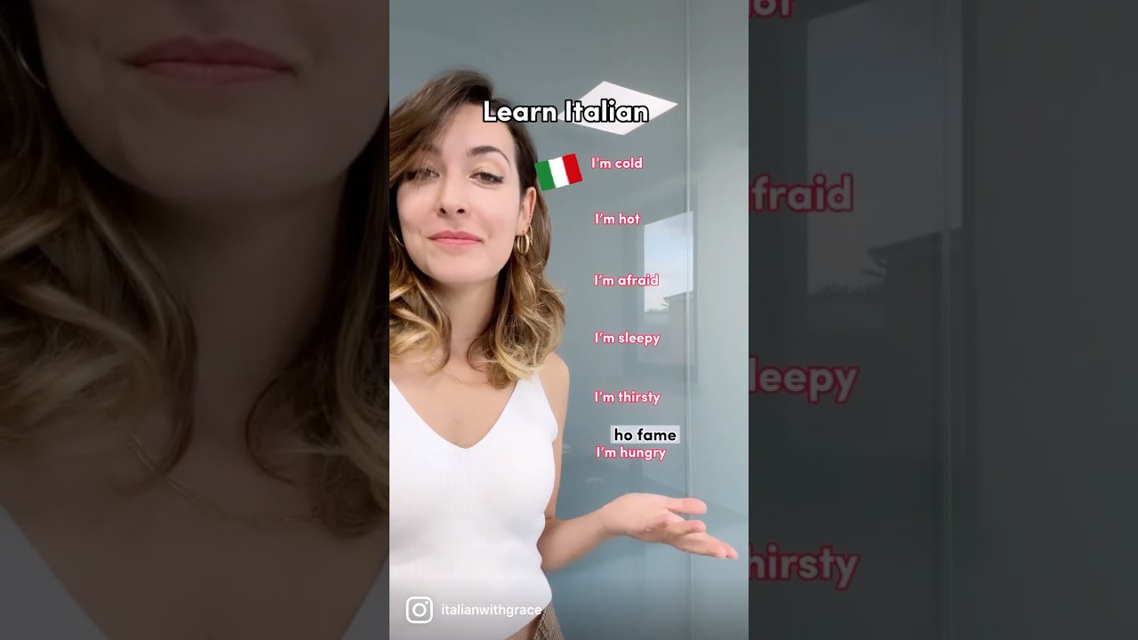 Basic phrases to start speaking Italian
