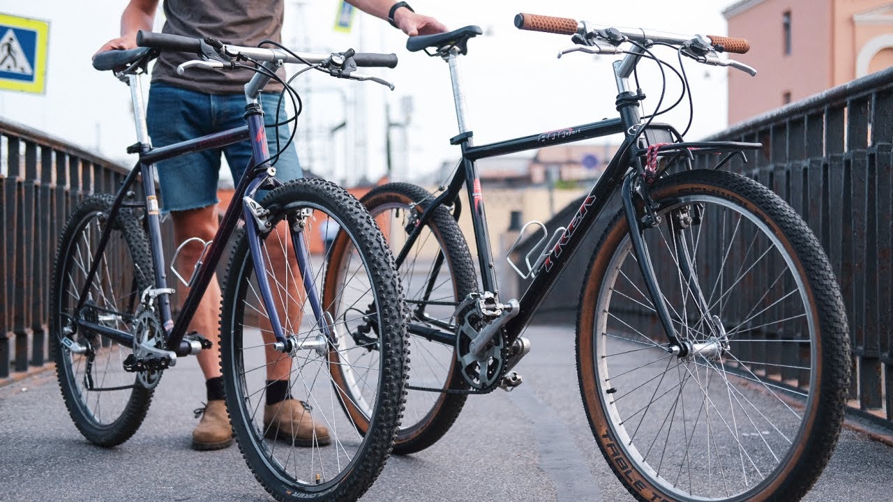 Дед сошёл с ума. Oldschool MTB- Specialized Stumpjumper и Trek 800