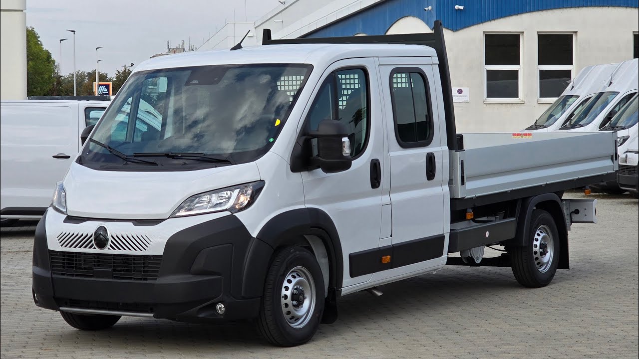 NEW 2024 Facelift Citroën Jumper PTDC L3 350 Heavy 2.2 BlueHDi 165 Kaolin White