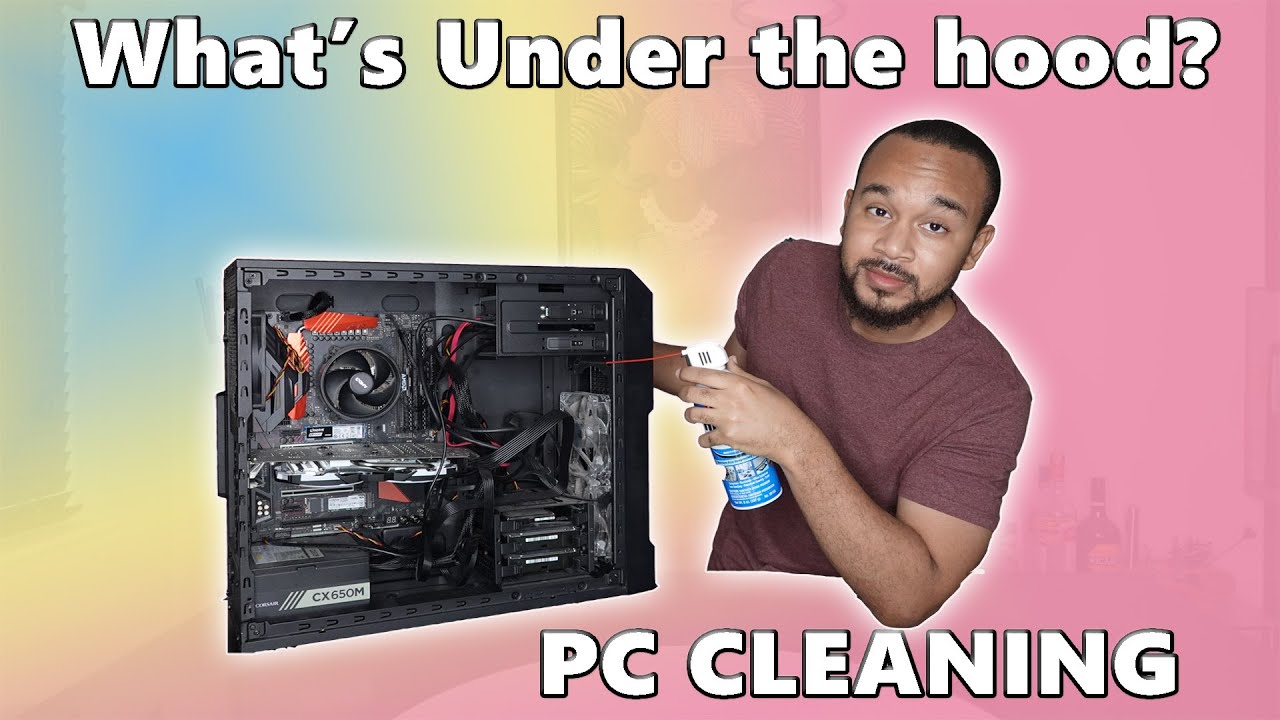 What's Under The Hood? - Bi-Yearly PC Cleaning with COMPRESSED AIR! - VERY SATISFYING - 2020