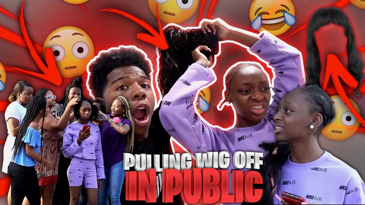 PULLING A GIRLS WIG OFF IN PUBLIC! ft. NICOLE TV