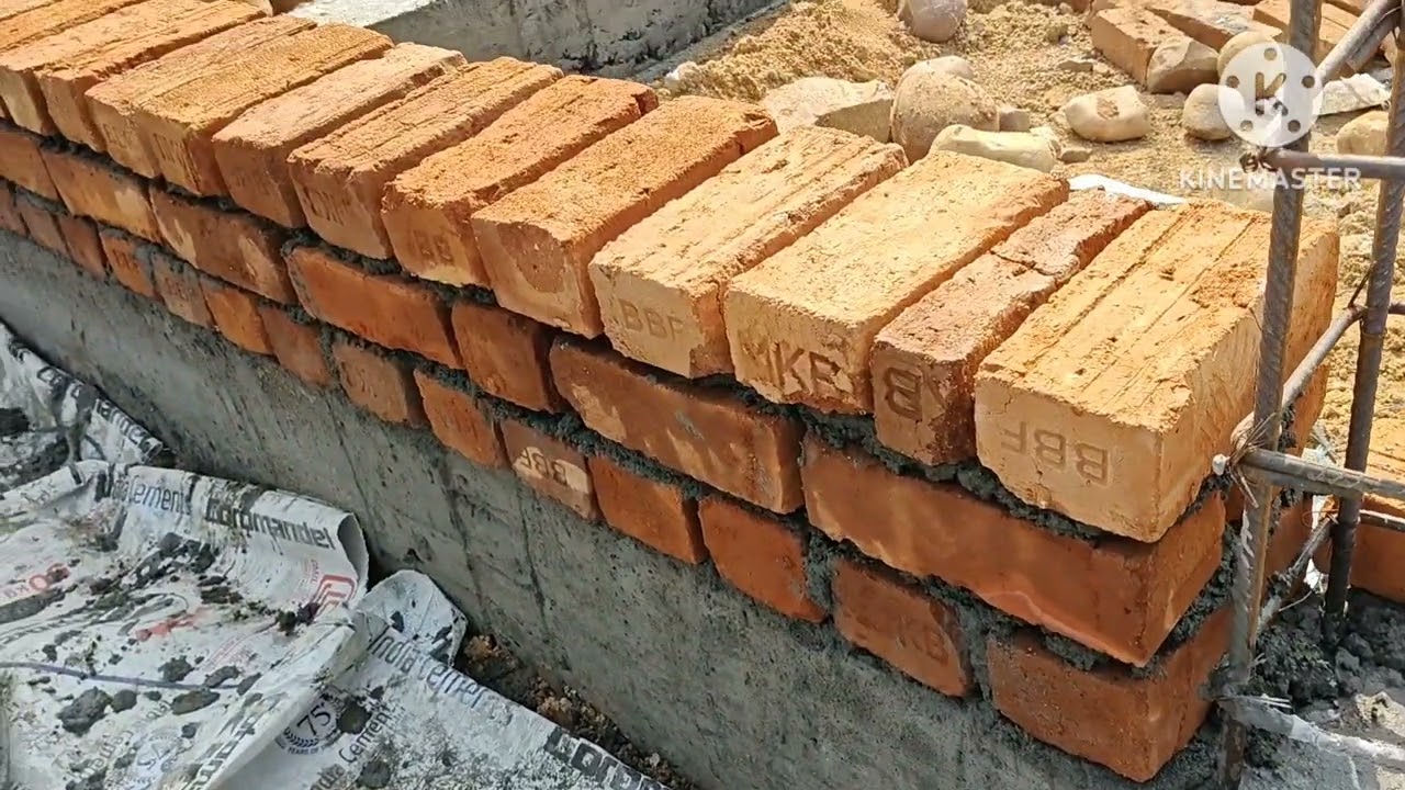 பேஸ்மென்ட் பிரிக் ஒர்க்#youtubevideo #buildingconstruction #civilengineering
