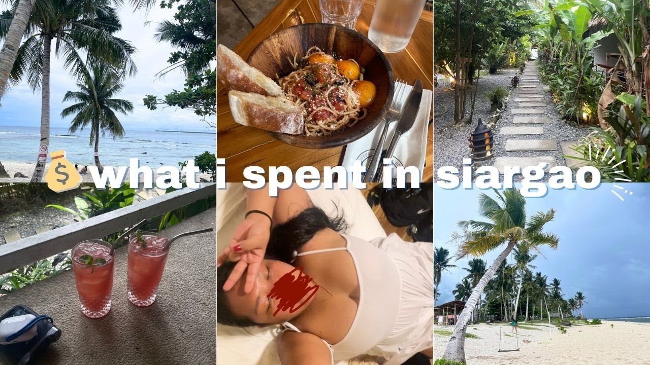 HOW MUCH I SPENT IN SIARGAO FOR 5 DAYS 🌴🇵🇭💸 | FULL Cost Breakdown 📊 + budget & tips