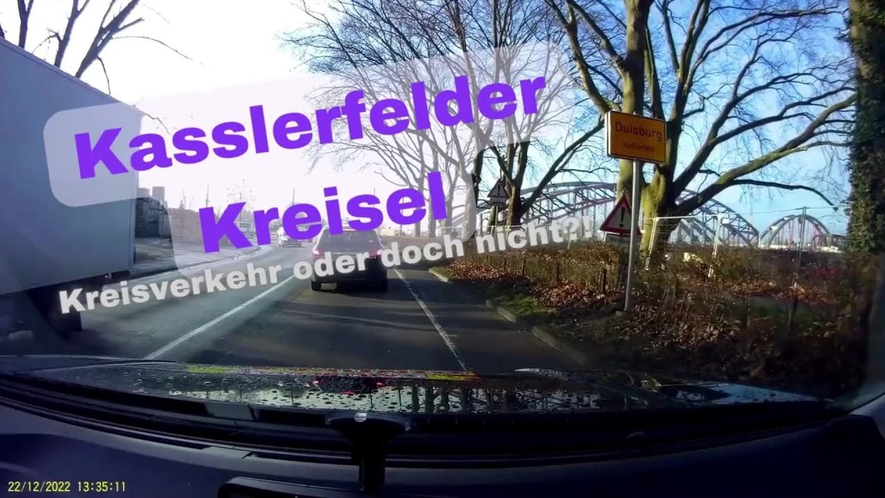Kasslerfelder Kreis, Kreisel, Kein Kreisverkehr, Achtung! Strassenbahn