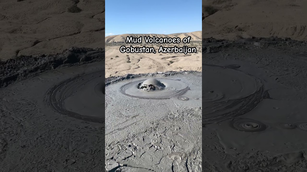 Mud Volcanoes, Gobustan, Azerbaijan #mudvolcanoes #gobustan #baku #azerbaijan