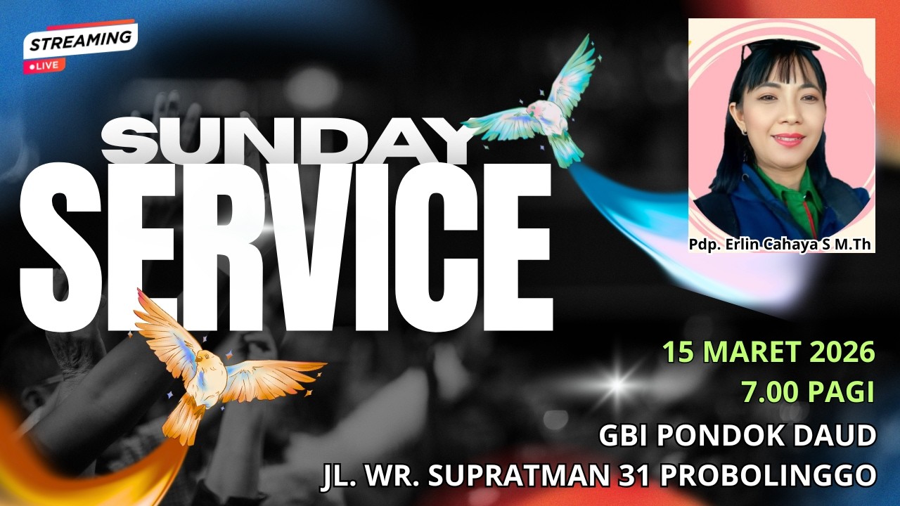 IBADAH RAYA ll  GBI PONDOK DAUD PROBOLINGGO  ll  15 MARET 2026