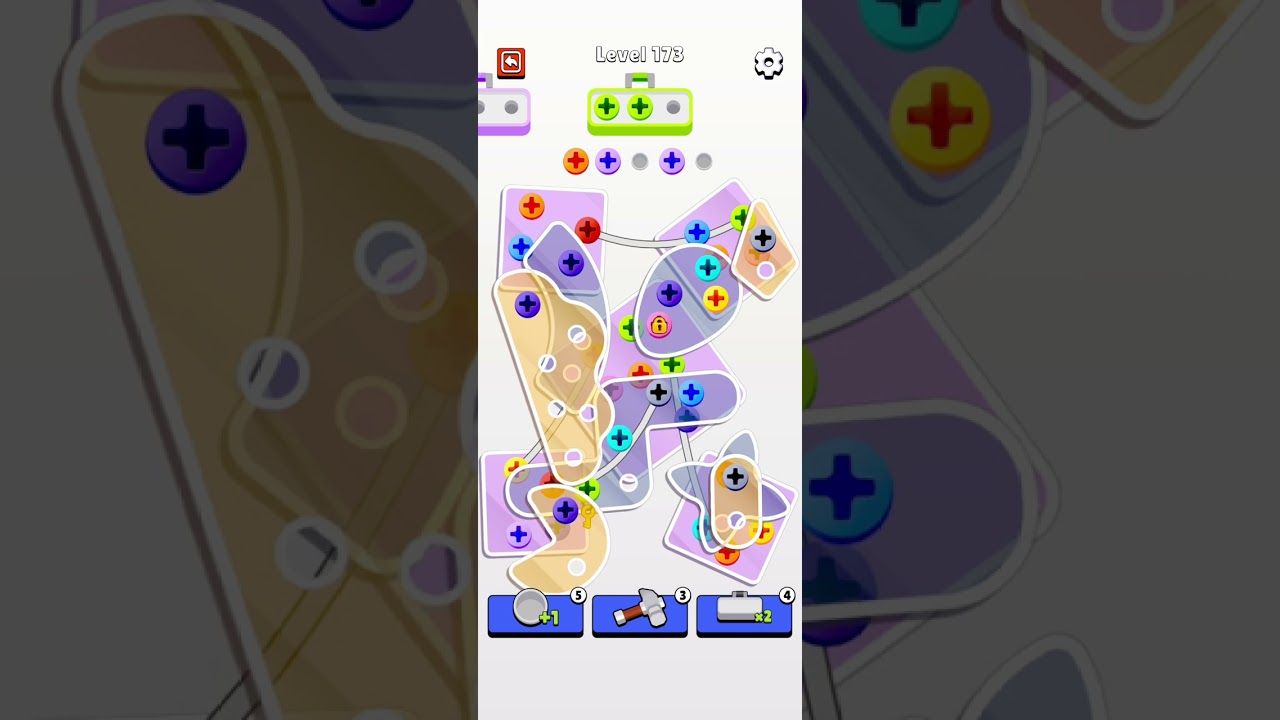 Screw Jam Level 173 Walkthrough Solution