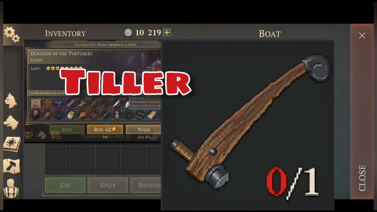 Tiller where is that ? How to get all parts to build the boat in Grim Soul Survival Full walkthrough