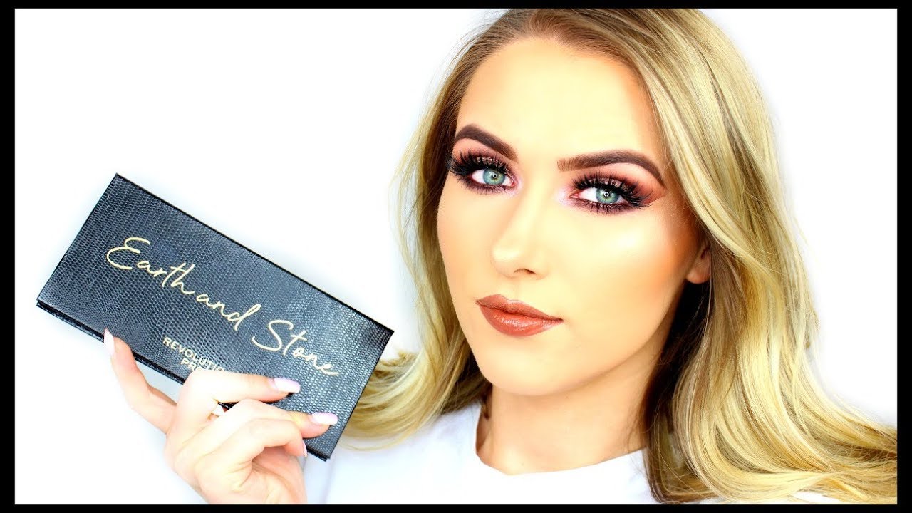 REVOLUTION PRO EARTH & STONE COLOUR FOCUS PALETTE TUTORIAL & REVIEW! | shivonmakeupbiz