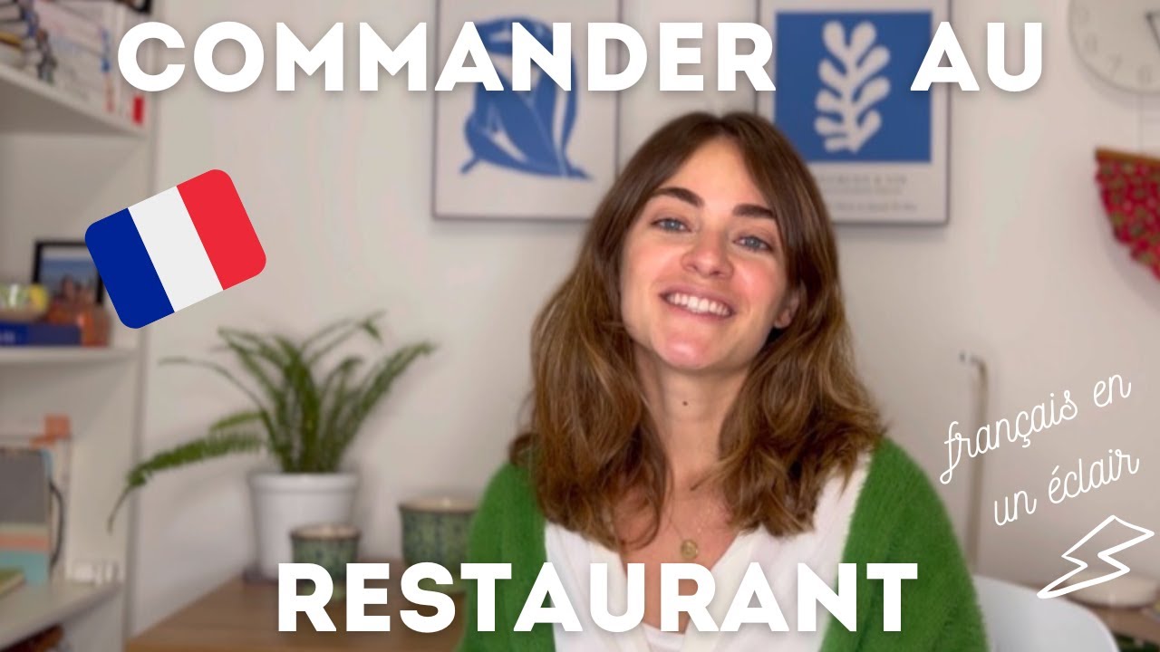 COMO PEDIR NO RESTAURANTE EM FRANCES? | frances em 3 min