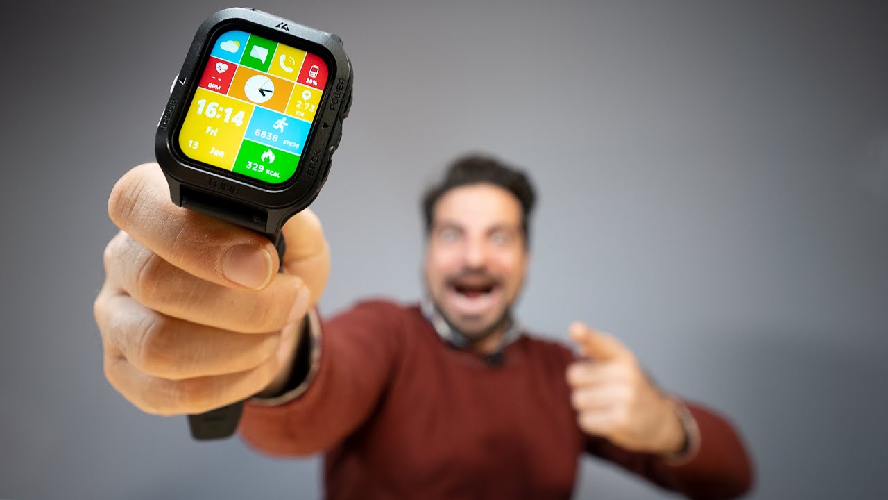 Questo Orologio Indistruttibile fa anche le chiamate direttamente dal polso! Kospet Tank M2