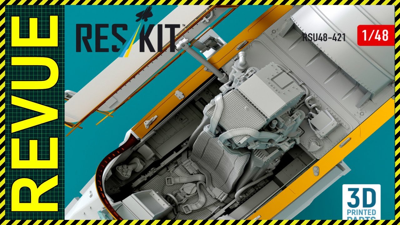▶️ Revue Maquette: Cockpit du Rafale par RESKIT !
