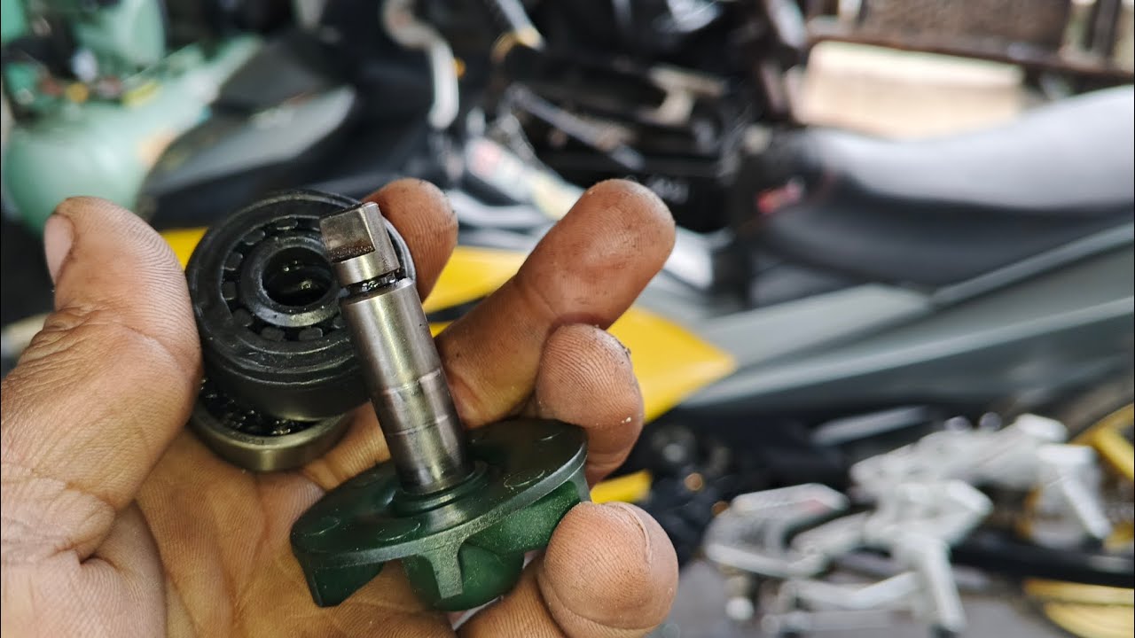 PAANO MAG PALIT NG OIL SEAL, BEARING AT IMPELLER SHAFT SA WATER PUMP NG SNIPER 150 FI @rdworksideas