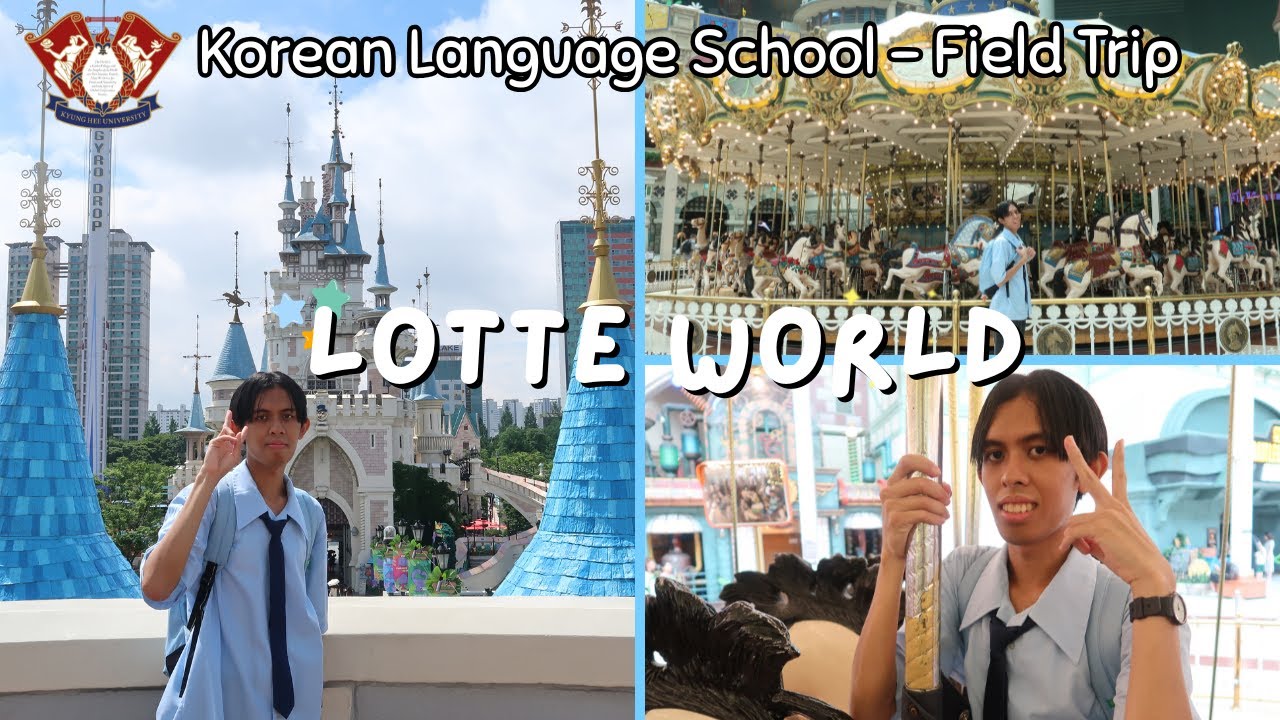 Lotte World Vlog - Kyunghee Language School (2025 Summer Field Trip)