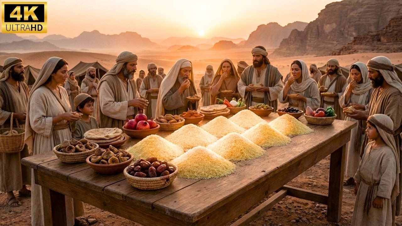 COMO ERA O ALIMENTO MISTERIOSO QUE DEUS PROVIDENCIOU PARA OS ISRAELITAS