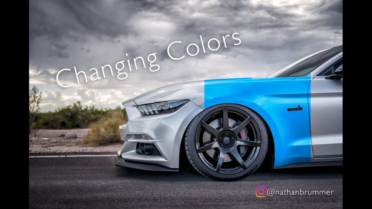 Photoshop Tutorial - How to Color Change a Car
