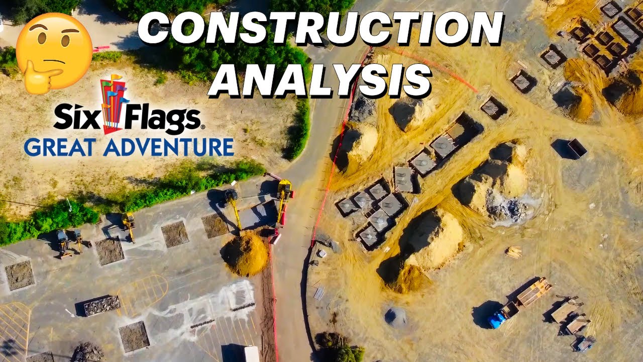 The Construction of Six Flags Great Adventure's New Roller Coaster Is Interesting