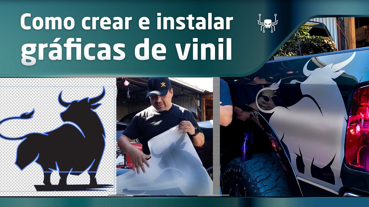 Como hacer e instalar gráficas de vinil.
