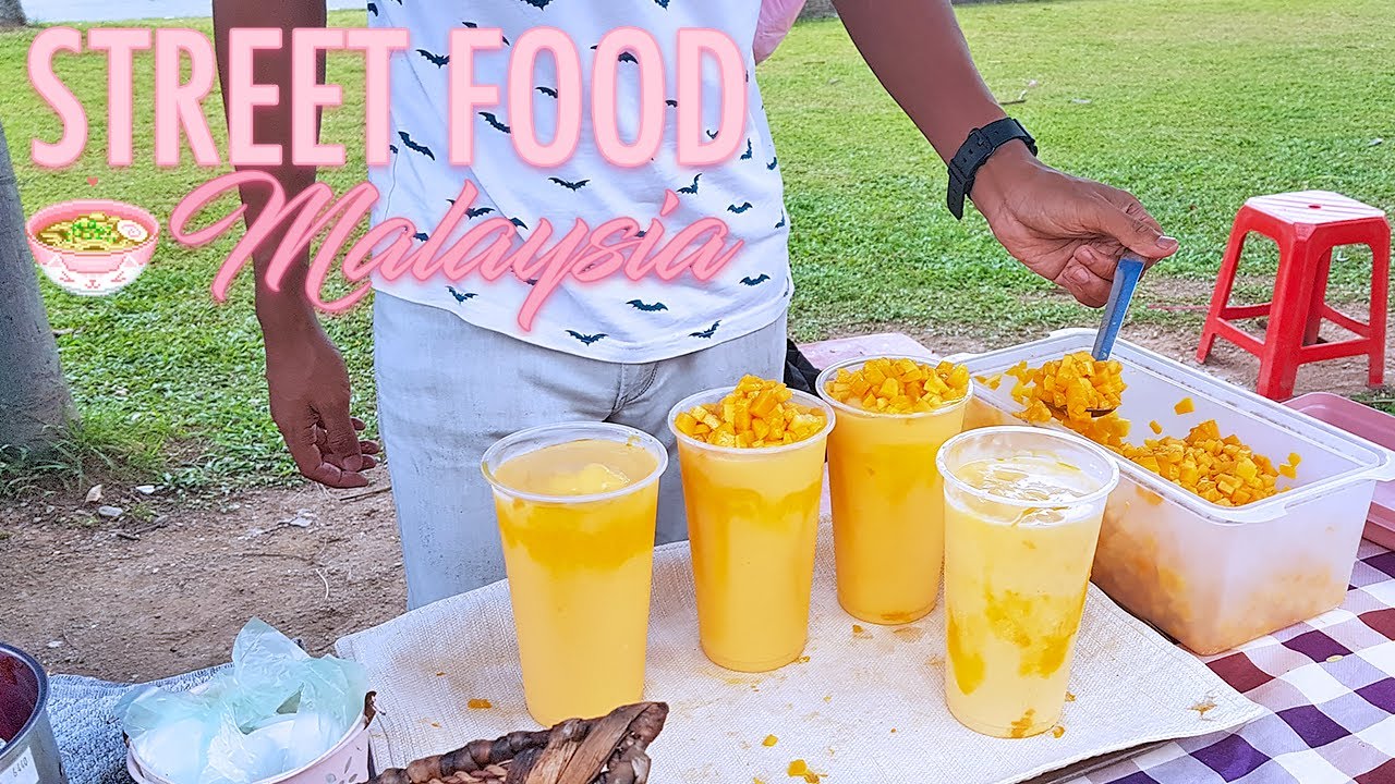 Creamy Mango Smoothie/Milkshake @ Abang Mangga Meru Ipoh - Malaysian Street Food