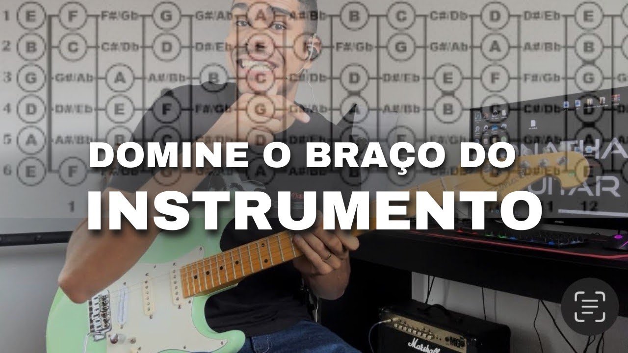 O SEGREDO PARA APRENDER AS NOTAS DO BRAÇO DA GUITARRA