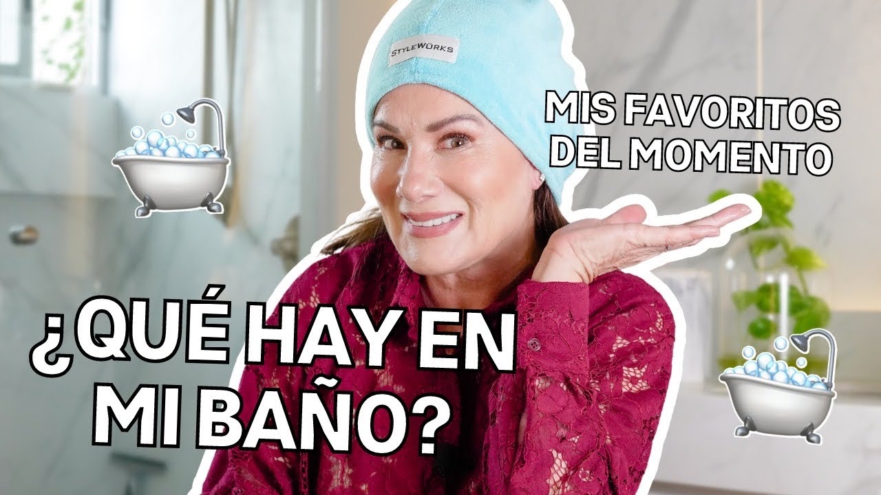 En el BAÑO con la TÍA GLOW (Mis productos favoritos) | Gloria Calzada es Puro Glow