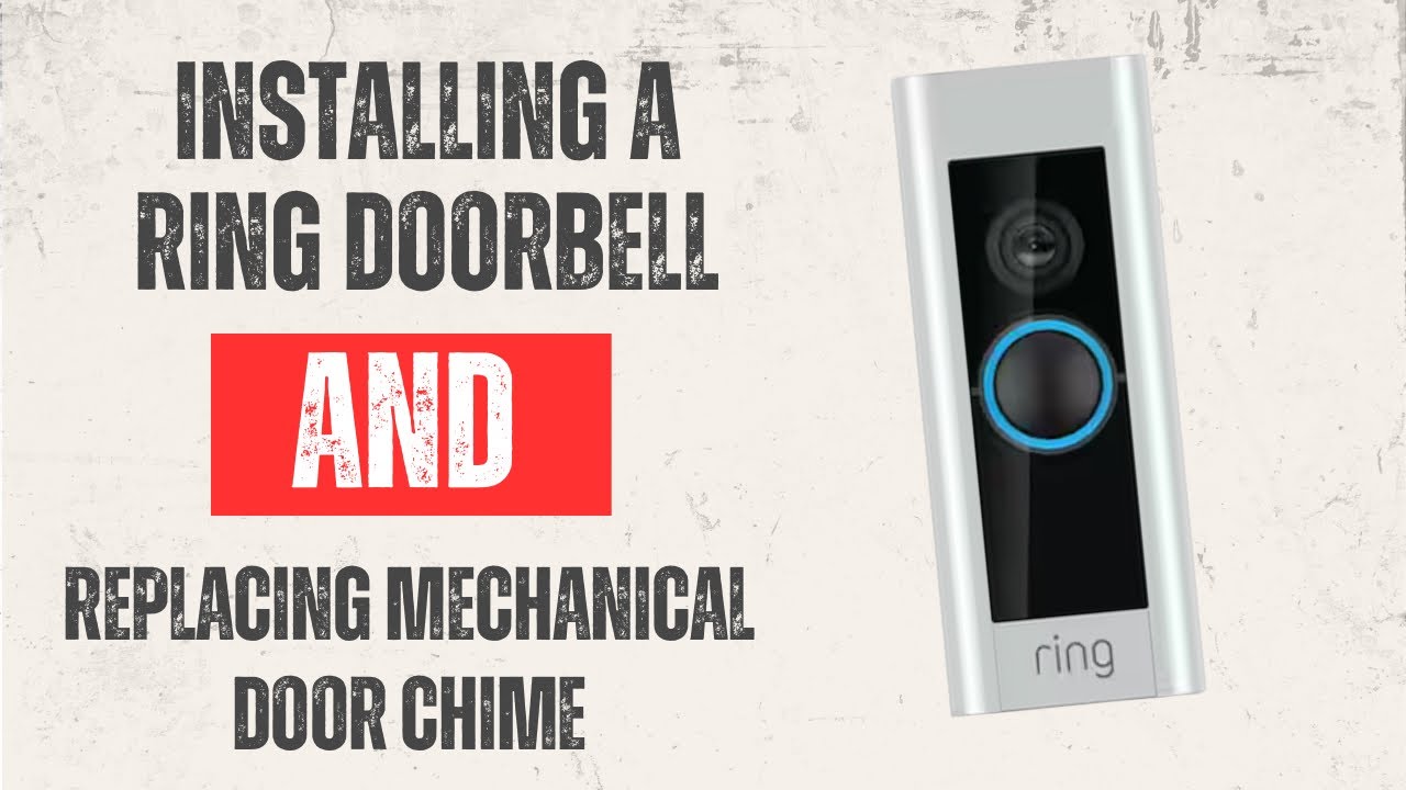 How to Install a Ring Doorbell + Replacing Mechanical Chime | @alspcrepair 