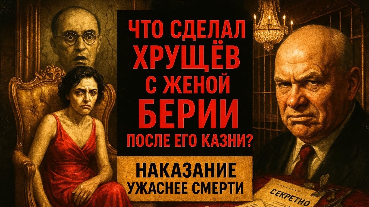 ЖЕНА БЕРИИ — что сделал Хрущёв после казни — тайна исчезновения в СССР
