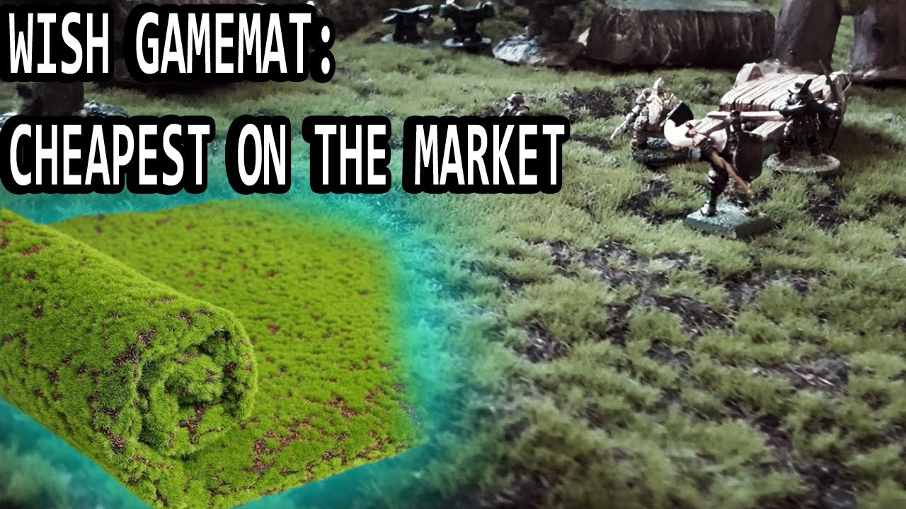 REVIEW: WARGAMING PLAYMAT FROM WISH? And TIPS on how to make it usable in table top games