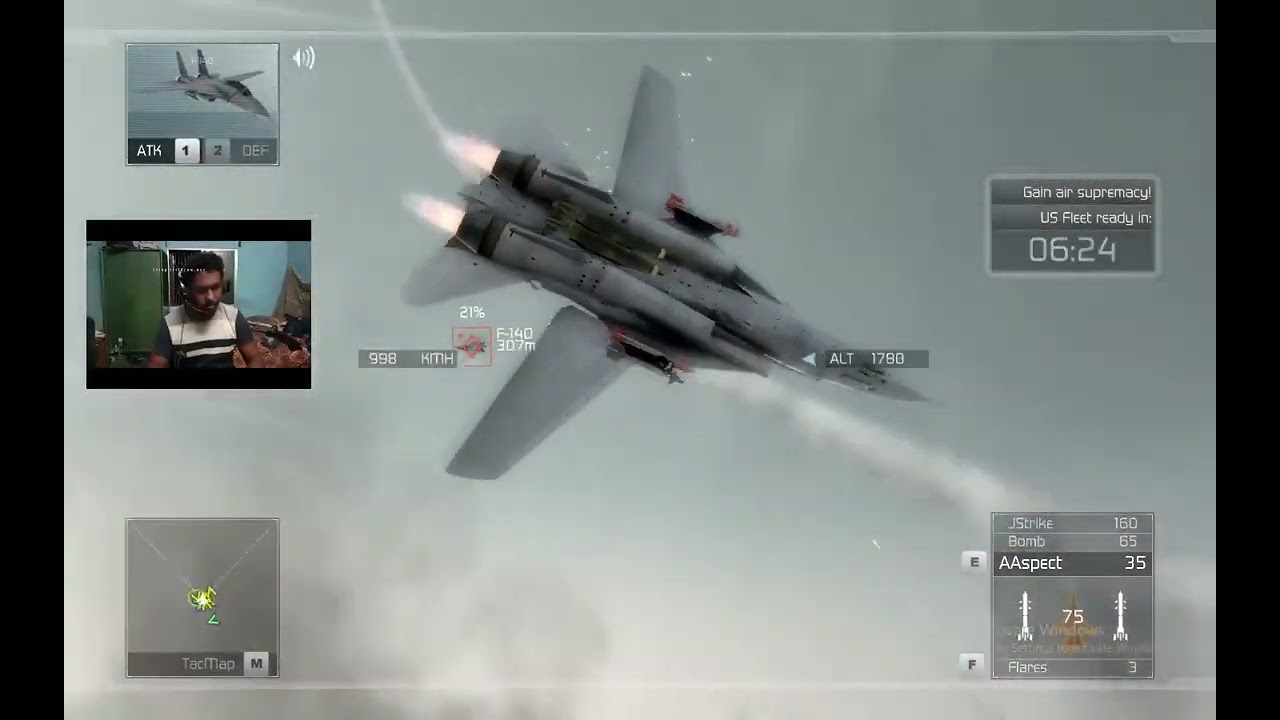 Tom Clancy's H.A.W.X - Tokyo Mission Gameplay (June 24, 2021) - Insane Dogfights!  F-14 Tomcat