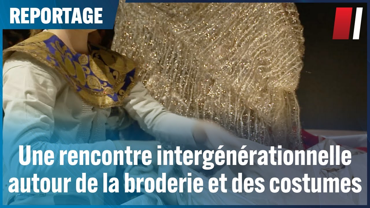 Une rencontre interg&eacute;n&eacute;rationnelle autour de la broderie et des costumes