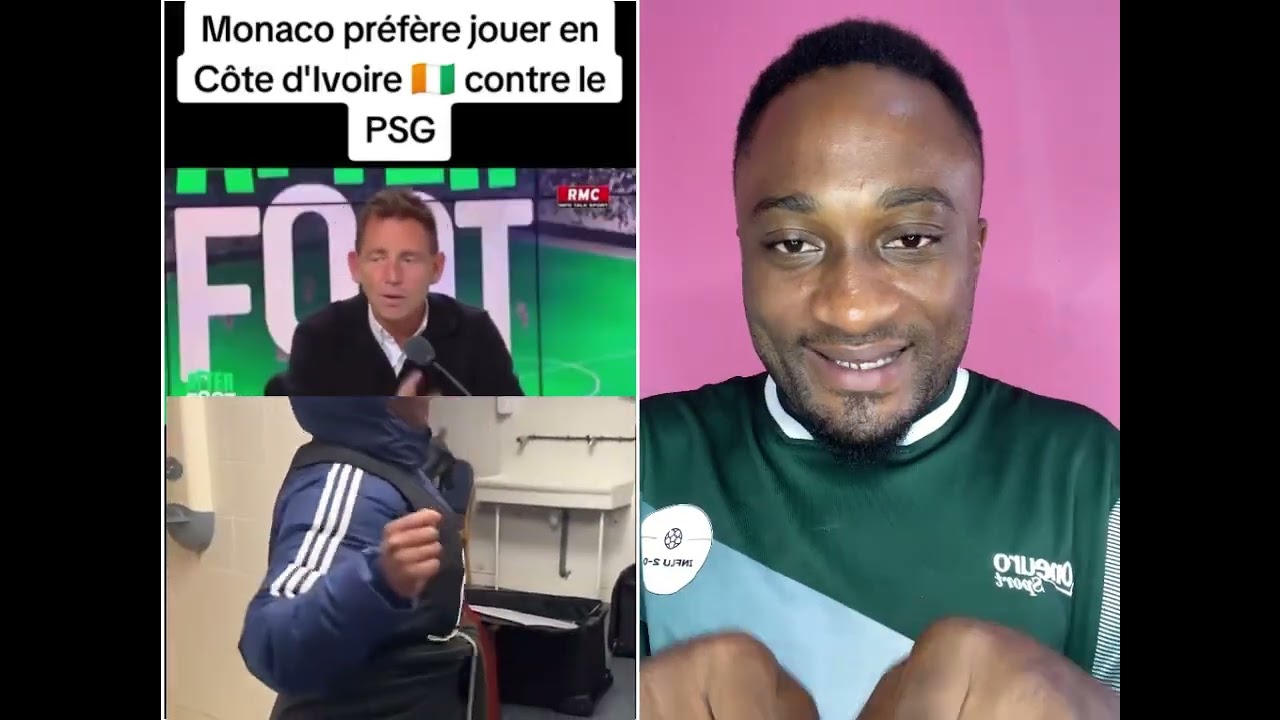 La finale de la liga PSG Vs Monaco se jouera en Côte d‘ivoire 🇨🇮