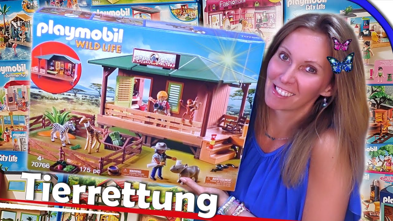 Playmobil Rangerstation mit Tieraufzucht 🐵 70766 🎥 Unboxing deutsch