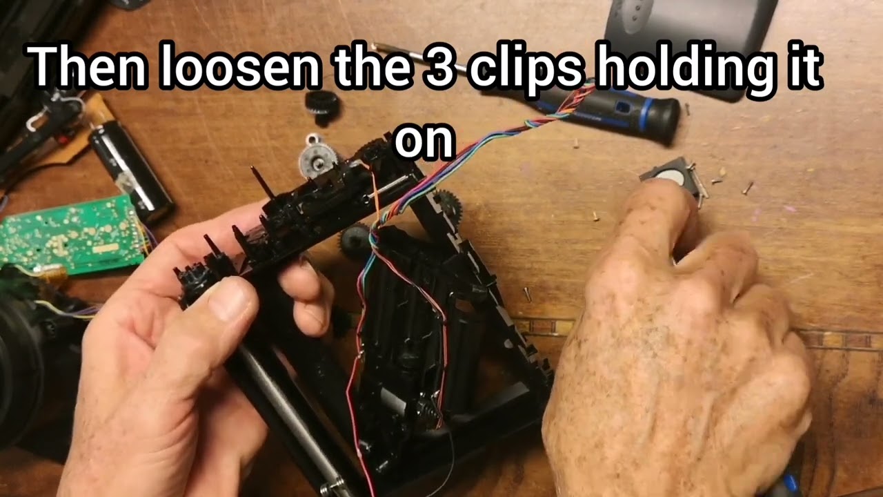 Preparing an instax 210 to use as a camera back