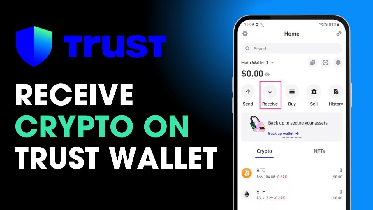 How to Receive Crypto on Trust Wallet !