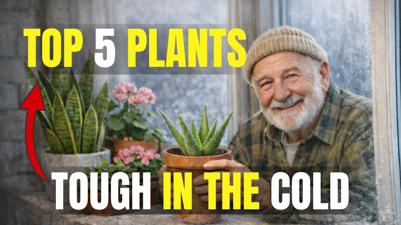 TOP 5 plants that are not afraid of cold windowsills