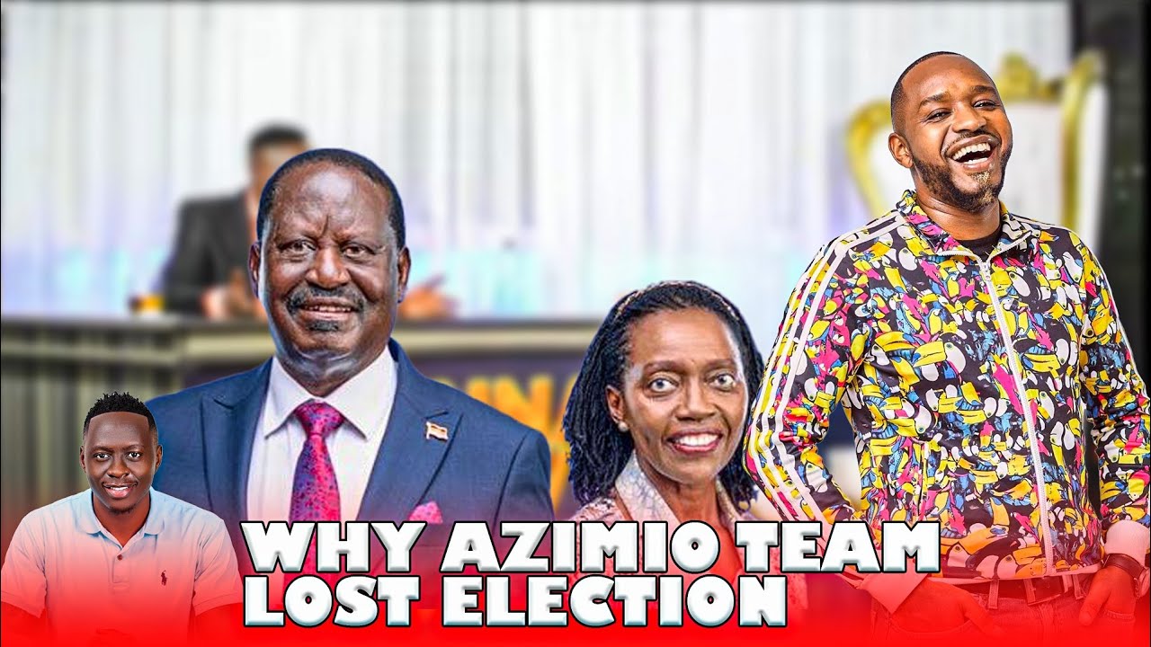 WHY AZIMIO LOST THE ELECTION- Bonface Mwangi