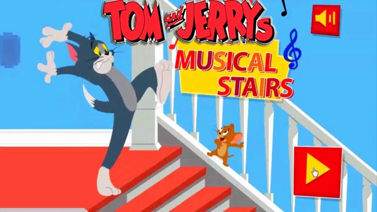 Том И Джерри - Музыкальная лестница. Игры Fun Tom и Джерри 2018. Детские игры