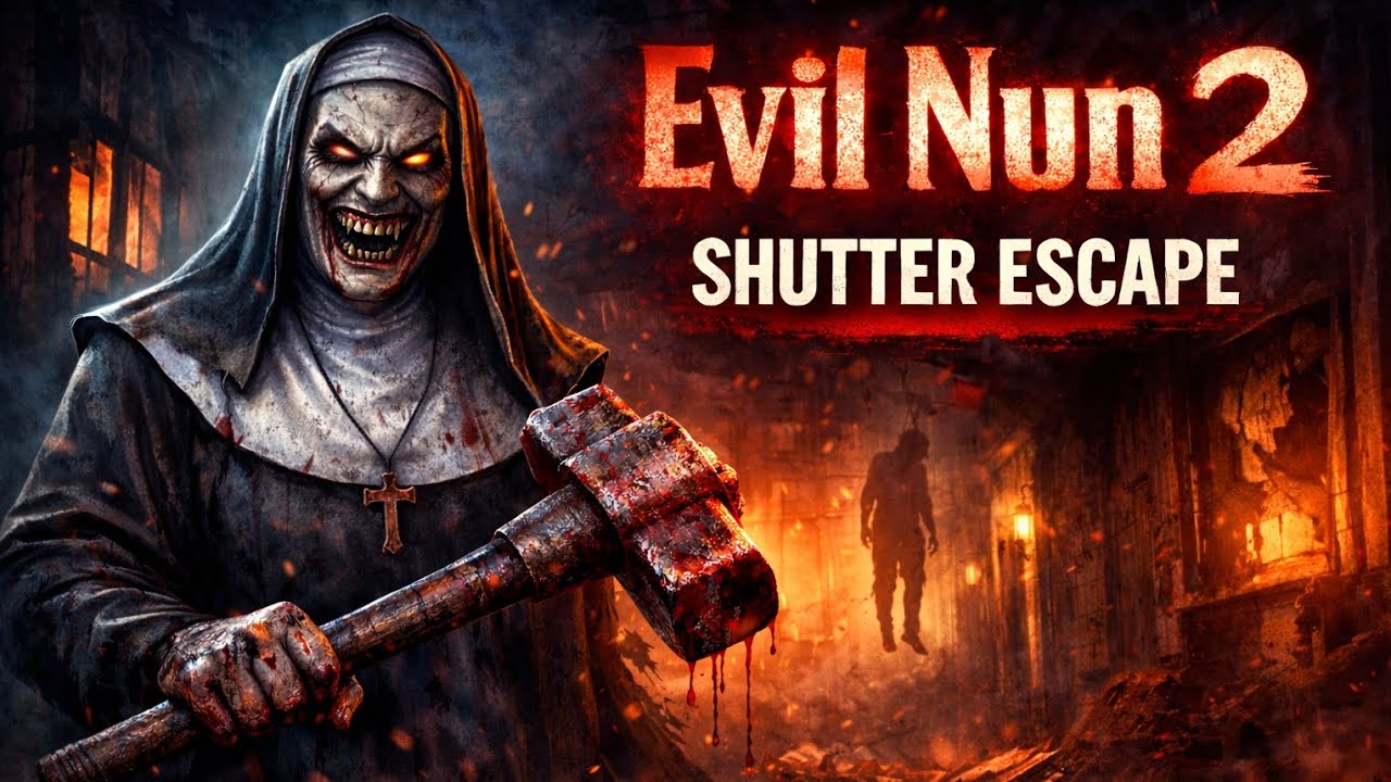 evil nun shutter escape #viralvideo #horrorgame  #gaming